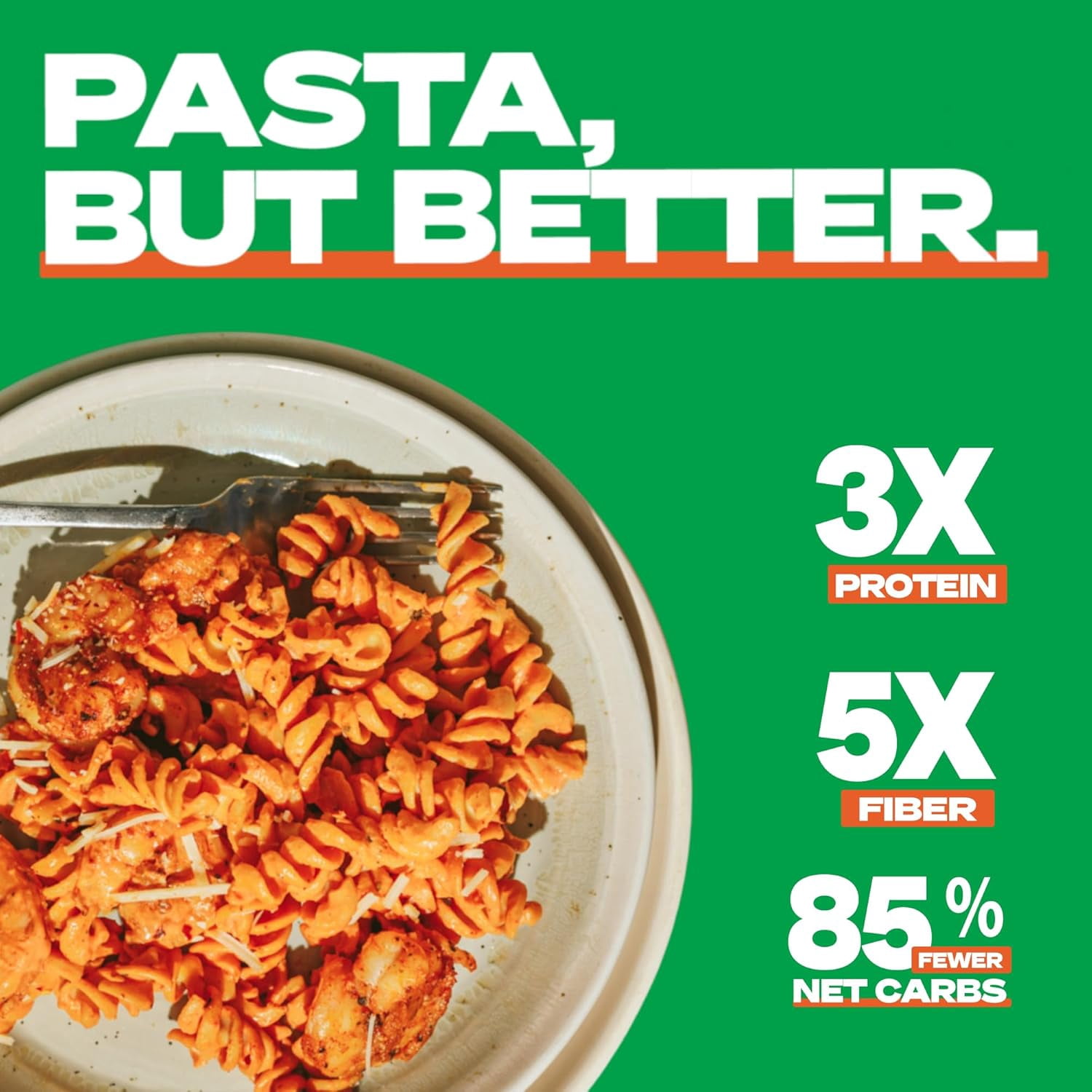Kaizen Protein Pasta Variety Pack - Keto, Low Carb, High Protein (20g), Gluten-Free, Keto-Friendly (6g Net), Plant-Based Lupini Noodles with High Fiber