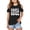Black, variant on Girls Tshirts Cold Shoulder Detailed Oversized Short Sleeve T Shirt for Kids Girls Designed for Park Play and Casual Outdoor Summer Outing Wear Top Black 160