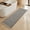 Grey & White, variant on Waffle Bath Mat, Small Boho Bathroom Rugs Non Slip Washable, Ultra Soft Super Absorbent Quick Dry Farmhouse Bathroom Decor, 16" x 24", Khaki