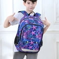 thumbnail image 6 of FORMRS Unisex School Backpack 17" Student Travel Bag with Laptop Compartment, Neon Pink Starfish, 6 of 7
