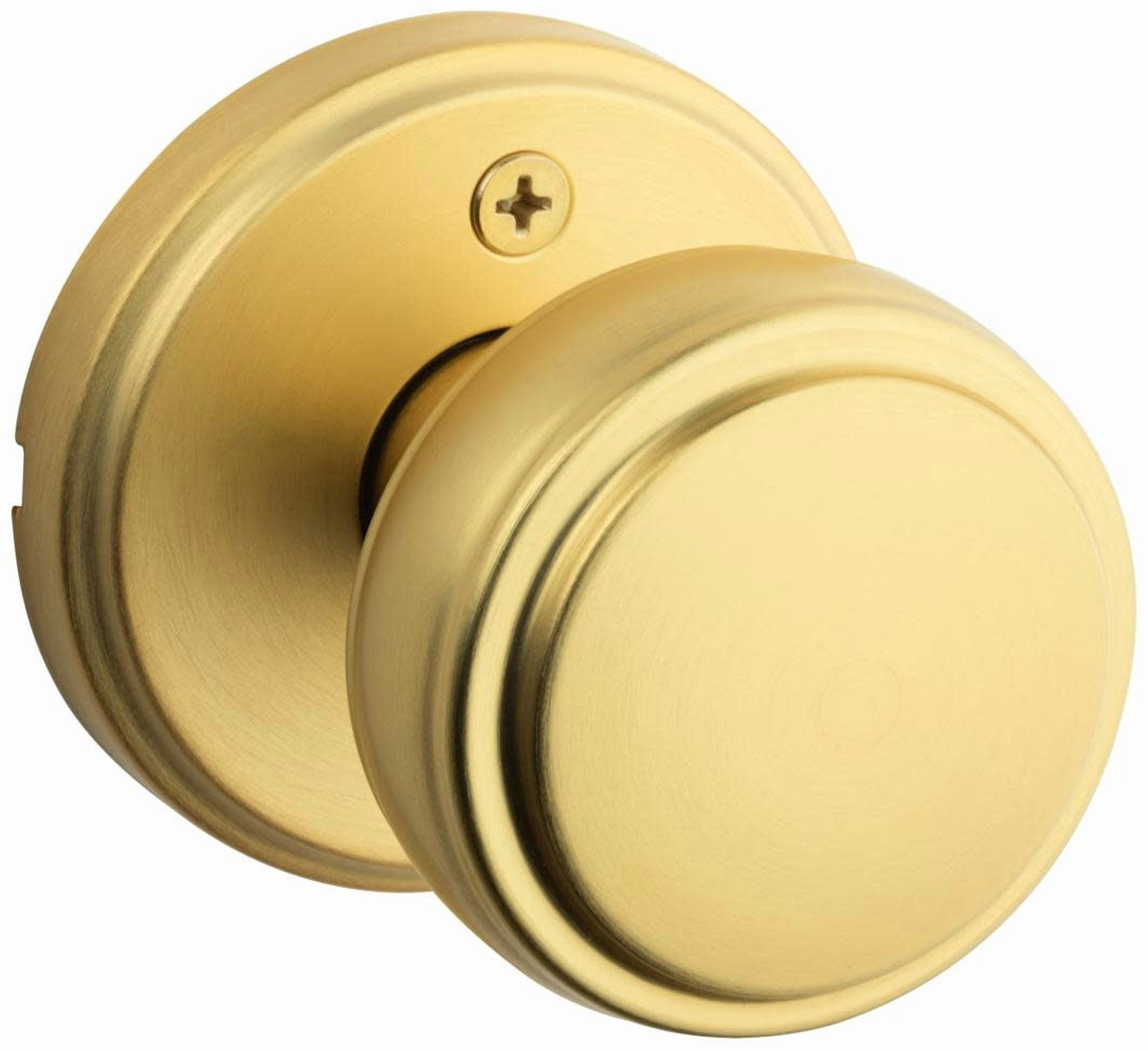 Kwikset 788SOK-4 Sora Non-Turning One-Sided Dummy Door Knob - Brass
