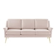 thumbnail image 5 of Modway Chesapeake Performance Velvet Sofa, Red, 5 of 5