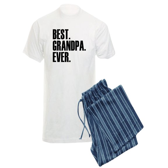 CafePress - Best Grandpa Ever Pajamas - Men's Light Pajamas