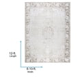 thumbnail image 5 of Livabliss x Our PNW Home Rainier Updated Traditional Washable Area Rug,8'10" x 12',Light Gray, 5 of 9