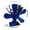 Blue, variant on Thermal Fan for Wood Stove Stove Fan Wood Stove Fan Fireplace Fan Heat-Powered Fan with 5 Blades