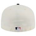 thumbnail image 4 of Men's New Era Cream Detroit Tigers Chrome 59FIFTY Fitted Hat, 4 of 6