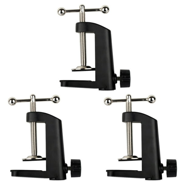3X Clip de Montaje Pesada Mesa de Metal para Tijera Soporte de Brazo con Brazo de Suspensión MicróFono