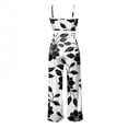 thumbnail image 4 of 2 Piece Boho Vacation Outfits Sets for Women Casual Graphic Sleeveless Camis Tops Loose Wide Leg Elastic Waist Pants, 4 of 4
