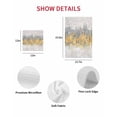 thumbnail image 7 of Yellow Grey Abstract Kitchen Dish Towels for Drying Dishes Set of 3, Gradient Geometric Graffiti Modern Art Waffle Weave Microfiber Hand Tea Bathroom Towels Quick Dry & Absorbent Towel 15.7x23.6, 7 of 7