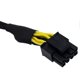 thumbnail image 2 of 2 Pcs LP4 Molex Male to CPU 8 Pin (4+4) EPS-12V Power Adapter Converter Sleeved Cable 13-inch(33cm), 2 of 5