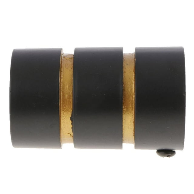 Cabeza de Barra de Cortina de Ventana Baoblaze 28mm Cilindro Negro