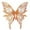 Orange, variant on Meitianfacai 4-Piece Fairy Role Play Set with Butterfly Wing and Flower Headband for Role Play and Dress Up, Magical Pretend Play Accessories for Teen and Adults (Gold)