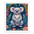 thumbnail image 5 of Paint by Numbers Kit for Adults, Koala Jungle Floral Whimsical Art Paint by Numbers, Easy Paint by Numbers Kit for Adults Beginner, DIY Adult Paint by Number Kits on Canvas, 12x16in Home Decor, 5 of 7