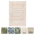 thumbnail image 2 of Soft Wool Nursery Rug for Baby Girl - Blush Pink Boho Floral Area Rug for Living Room or Bedroom - Washable - 5x7 Size, 2 of 4