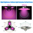 thumbnail image 6 of LED Grow Light Bulb,108/126/144 LED Plant Light Indoor&Outdoor,Foldable Three Leaf Lamp Sunlike Full Spectrum Red/Blue Grow Lights for Garden Vegetable,IP65 Waterproof,E26/E27, 6 of 9