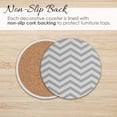 thumbnail image 4 of for Drinks Absorbent with Holder - 6 Gray Ceramic Stones with Mix Patterns & Cork Back, Use as House r, Living Room or Coffee Bar r, Outdoor s - Housewarming, 4 of 7