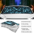 thumbnail image 5 of Bingfone Lightning Car Windshield Sun Shade Protector Keep Your Vehicle Cool Sun Shield Visor Cover Foldable for Car Truck SUV-Small, 5 of 8