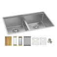 thumbnail image 4 of Elkay ECTRUAQ31169TWC Crosstown 31-1/2" Undermount Double Basin Stainless Steel Kitchen, 4 of 5