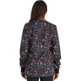 thumbnail image 5 of Cherokee Prints Scrubs Jacket For Women Snap Front Print Warm-up CK321, 5 of 5