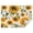 White Sunflower Seed, variant on White Sunflower Seed Leaf Pattern Rectangle Tablecloth 60"x84",Waterproof Polyester Rectangle Table Cloth, Wipeable Spillproof Polyester Tablecloth for Dining, Camping, Indoor and Outdoor