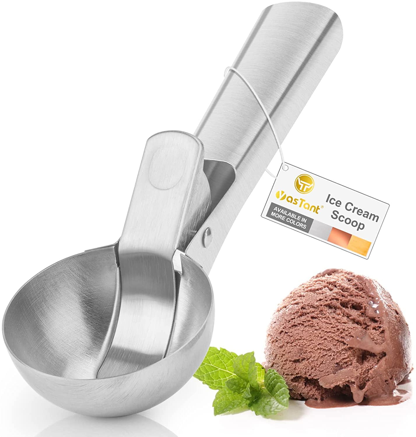 Stainless Steel Ice Cream Scoop With Trigger - GLIBY042 - IdeaStage  Promotional Products