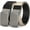D-black/Khaki/Silver Buckle, variant on Men Nylon Reversible Ratchet Belt, Men Web Casual Work Belt for Jeans Pants with Automatic Slide Buckle