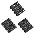 thumbnail image 4 of Eigraketly Accesorio de guitarra Diseño único Pieza de repuesto resistente Puentes resistentes al desgaste Sillines Niños Principiantes Negro 4 unids/set Type1 NO1 Eigraketly CBP440849, 4 of 6