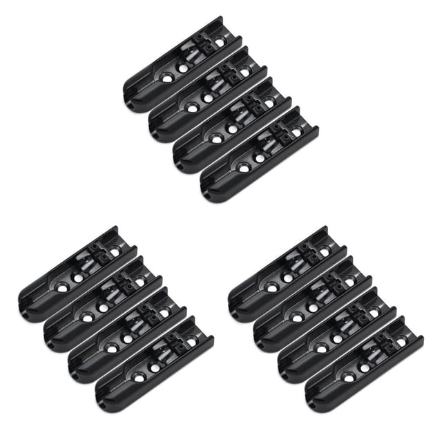 Advancent Accesorio de guitarra Diseño único Pieza de repuesto resistente Puentes resistentes al desgaste Sillines Niños Principiantes Negro 4 unids/set Type1 NO1 Advancent CBP440849