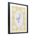 thumbnail image 2 of Stupell Industries Cottage Little Goose on Yellow Gingham Black Framed Print Under Glass, 13 x 16, by The Paper Curator, 2 of 8