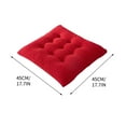 thumbnail image 2 of Wadada Non Slip Gel Memory Foam Chair Cushions for Tailbone Pain Relief, Tufted Stain Resistant Thicken Durable Seat Pad Cushion for Kitchen, Dining Room, Office, Patio Chairs (17.7 Inch), 2 of 5