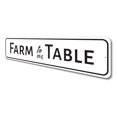 thumbnail image 4 of Farm To Table Kitchen Novelty Sign, Metal Wall Decor - 4x18 inches, 4 of 4