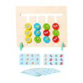 thumbnail image 4 of Rompecabezas de diapositivas de combinación de colores Juguetes STEM de educación temprana Juguetes de madera Rompecabezas Fruta, 4 of 9