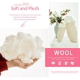thumbnail image 6 of Lambs Wool Stuffing Super Clean Fine Wool for Felting Filler Roving Mercerized Wool for Crafts Needle Cushions Pillow Knitted Stuffed Toys Animals Blending and Dryer Balls, Natural White, 6 of 7