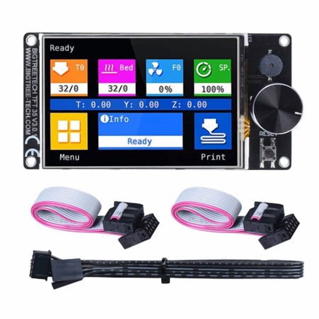 Bigtreetech Tft35 V3.0.1 Touch Screen Display With Two Working Modes Smart Controller Panel Compatible With Lcd12864 Wifi For Octopus V1.1/ Skr V1.4 Turbo/Skr 3/Manta M4P/M5P Skr 3 Ender 3 3D Printer