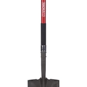 Radius Premium D-Handle Square-Point Shovel, Fiberglass Shaft