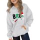 thumbnail image 5 of Sudadera con capucha para niñas y niños, sudadera de manga larga con cuello redondo y estampado de moda, jersey con bolsillo, sudadera de poliéster para niñas, 5 of 8