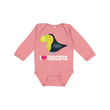 

Inktastic Toucan Bird I Love Toucans Cute Boys or Girls Long Sleeve Baby Bodysuit