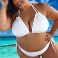 thumbnail image 5 of Travelwant 2Pcs/Set Women's Plus Size Swimwear 2 Piece High Waisted Swimsuit Bathing Suit, 5 of 7