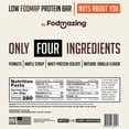 thumbnail image 2 of Fodmazing Fodmap Bars, Low Fodmap Protein Bar, Made with Four Simple Ingredients, Gut Friendly IBS Friendly Snacks, Amazing Taste, Fodmap Approved (12 Bars, Nuts About You), 2 of 9