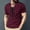 Wine, variant on Mens Fashion Tops Short Sleeve V Neck Summer Trendy T Shirts for Men Loose Casual Shirt Blouse