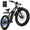 Gray1, variant on ZDZA Electric Bike for Adults, Peak 1500W Motor E-Mountain Bicycle, 26" Fat Tire 28mph Ebike, 48V 15Ah Removable, Dual Suspension with Shelf UL2849, Black