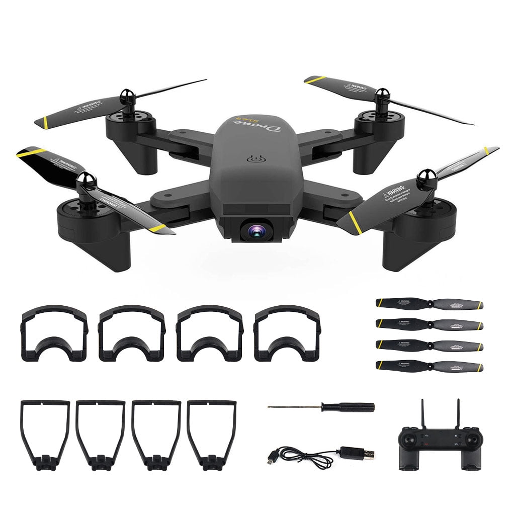 Mini Drone Selfie WiFi Dual HD Camera Foldable Arm Optical Flow