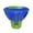 blue, variant on Floating Chlorine Dispenser for Pools, 8" Mini Chemical Floater Dispenser, Adjustable Control Ring for Pool, Spa, Hot Tub