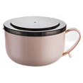 thumbnail image 1 of Shengyu Bonrich Instant Noodle Bowl Stainless Large Capacity Fast Food Cup Storage Container with Lid Pink L, 1 of 6