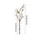 thumbnail image 3 of Flores artificiales de magnolia de 20 pulgadas Ramo de magnolias falsas Pétalos de espuma blanca azul rosa Mesa de mesa para el hogar, 3 of 6