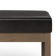 thumbnail image 3 of Pemberly Row 44" Large Ottoman Bench in Tanners Brown Faux Leather, 3 of 8
