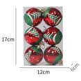 thumbnail image 5 of 6PCS 60mm Red Green White Christmas Ball Ornaments, Christmas Hanging Ornament For Xmas Tree,shatterproof Christmas Tree Ornaments For Xmas Decoration, 5 of 5
