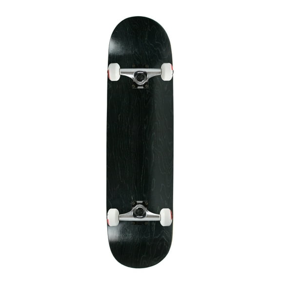 Moose Complete Skateboard Stained Black 8.25" Black/White Assembled