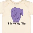thumbnail image 4 of Inktastic I Love My Tia Elephant Purple Boys or Girls Baby Bodysuit, 4 of 5