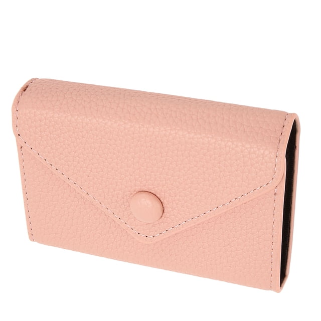 Titular De La Tarjeta De Crédito Estuche Para Mujer Cartera De Cuero Suave De PU RFID